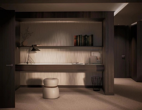 Crystal Cruises Crystal Grace Owners Suite Hallway Rendering.jpg